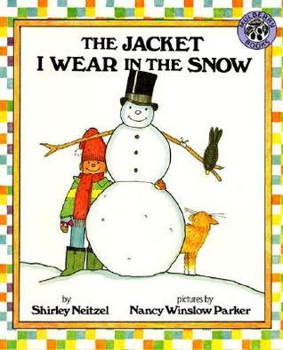 Cover of the Book with a snowman dressed with a top hat and a child dressed in winter clothing.