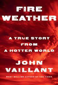 Image of book cover featuring various shades of red to resemble red hot fire. 