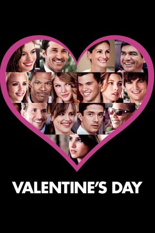 Image of the DVD Cover with pictures of the characters in the film in a heart.