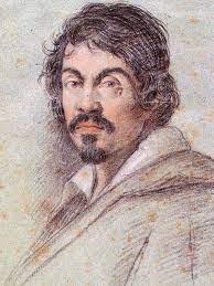 Sketch drawing of Artist Caravaggio