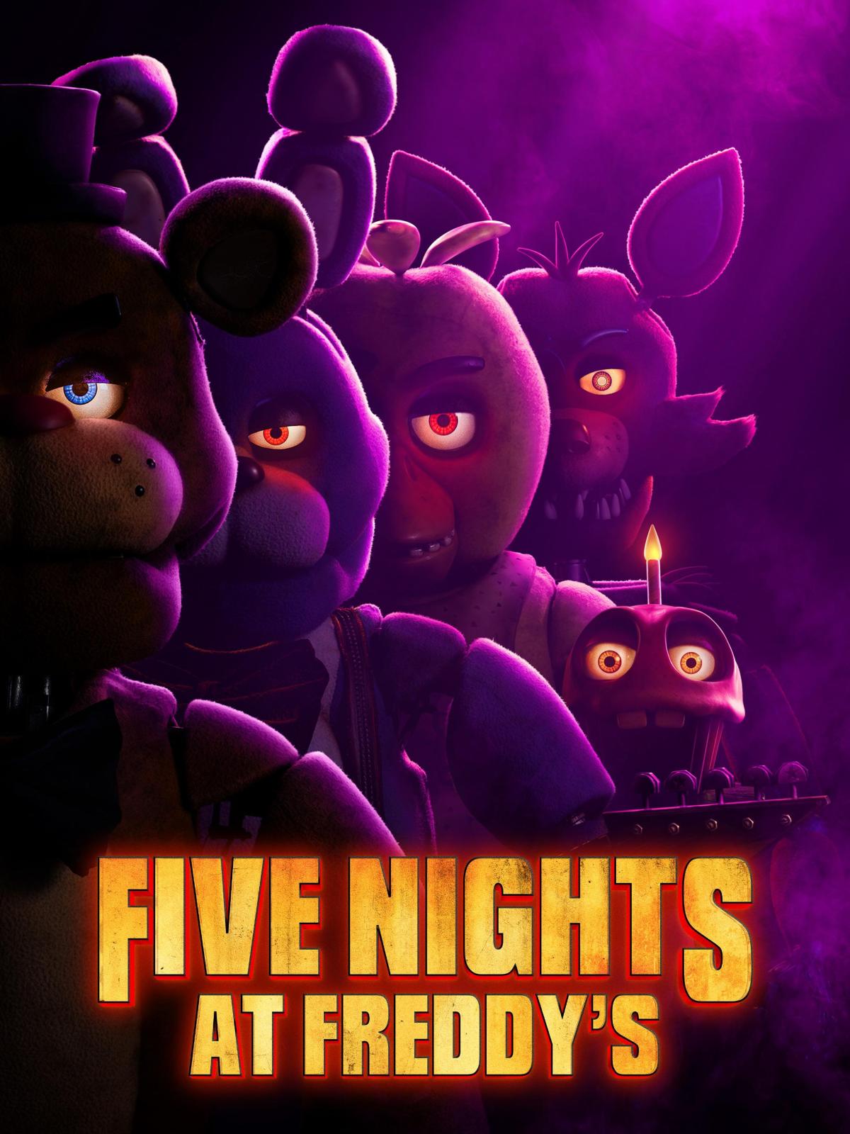 Movie poster for Five Night of Freddy's