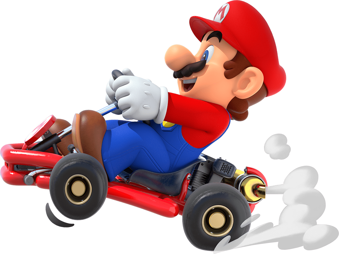 Mario driving